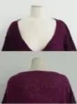 MOHAIR V-NECK OVERSIZED KNIT (9COLORS!)
