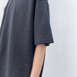 コントラストステッチボクシーT