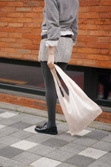 layered organza bag_cream pink