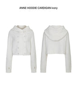 アンフーディーカーディガン ivory