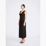 Olivia Dress in Espresso