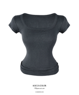 Basic Slim Square Tee (4color)