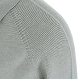 LMN Dot Raglan Button Collar Knitwear (5 colors)