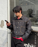 Stitch denim jacket