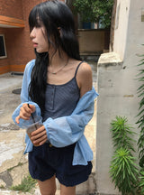Kirina Loose Fit Balloon Sleeve Summer Blouse
