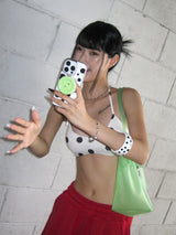 Lime choco button tok (Round), Basic