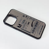 Fresh Love Delivery Label Bumper Mirror Phone Case (BK)