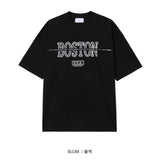 LMN K Boston Cut Oversized Fit Short-Sleeved T-Shirt (5 colors)