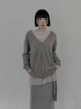 Mesh see-through polar long-sleeve tee