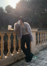 WOOL LOW SLACKS