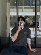 ラフ ピグメント パッチ ショートスリーブTシャツ