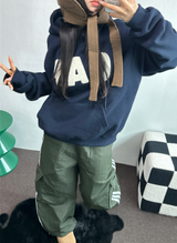 トラックカーゴストリングパディングパンツ ❤🖤🤎💚💙5カラー