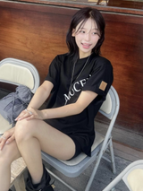 レザーポイントシグネチャーハーフTシャツ