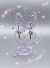 [SNSD Taeyeon Piercing] Love Planet Huggies Piercing - Silver Color