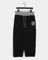 Atle Y2K パッチ カラー バンディング スウェットパンツ