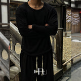 [HFORUS MADE]Forus U - ネックロングスリーブス イン ブラック