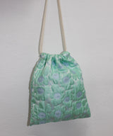Jacquard Mint Garden mini bag pouch