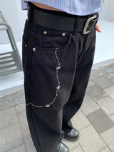 CHAINPIECE BALLOON PANTS