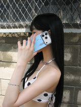 ウィー ネバー レフト サマー フォンケース (Blue), マグセーフ