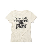 RUDE ハーフスリーブTシャツ (CREAM)