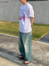 サーフレタリングハーフTシャツ 2C