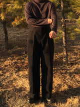 Napping Nerd Two-Tuck Wide Pants