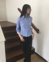 ギークストライプスリムフィットシャツ