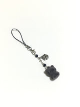 Gray kitty keyring