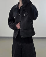 Duron Nylon Knit Trucker Jacket