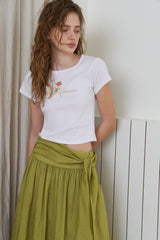 With rose mini t-shirt