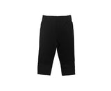 Benz Color Matching Button Capri Three Quarter Leggings Pants