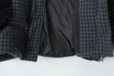 Monet Check Fur Short Puffer 233617807