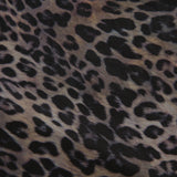 chiffon banding leopard long skirt
