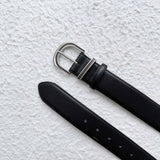 オブシディアン ミニマルバックル ベルト