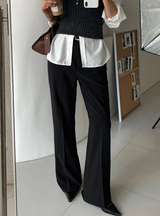 FATES Fit-Correcting Bootcut Slacks