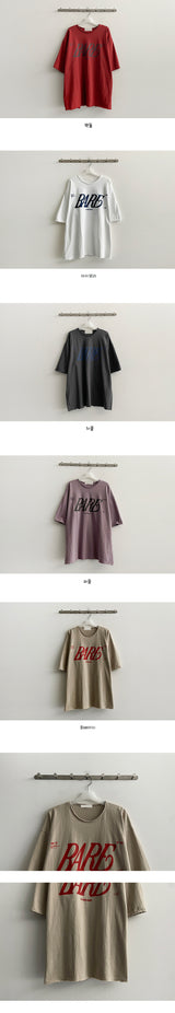 Deck Cutting Vintage Washing Over Short-Sleeved T-Shirt