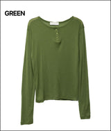 Attid layerd henry long sleeve