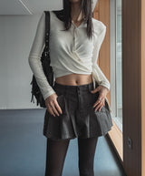 Poning Wrap Hooded Cardigan