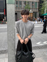 Ein Tension Washable Round-Neck Knit
