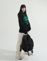Multi Pocket String Backpack