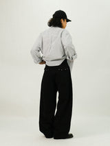 ST Basic Oxford Overfit Stripe Shirts