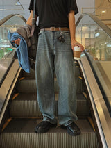 [Premium] 3 TAP Twist Denim Pants (2color)