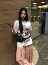 クレヨンキッシュレタリング半袖Tシャツ (2c)