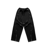 FAITH FADE - Raw Edges Baggy Pants