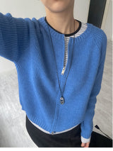 Hachi Raglan Knit Zip-Up Cardigan