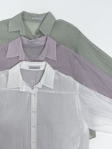 Ever See-through Two-way Loose Fit Shirt