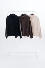 Selma Ethnic Fleece Set-up Track Top