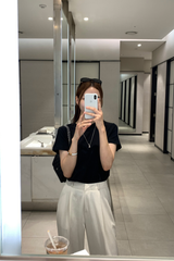 [Lè made] Lè made サマーリネンワイドスラックス / 3 colors