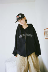Homebody Hoodie Zip-Up (Navy)