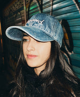 F****D SIGN STRAPBACK WASHED -SNOW BLUE-